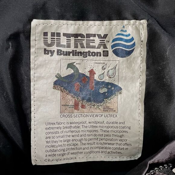 VTG Windy Pass Jacket Red Green Black North Face Anorak Pullover 80s - Picture 8 of 9